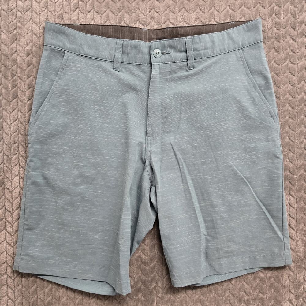 Ron Jon Surf‎ Shop Men's 33 Hybrid Board Shorts Blue Pockets